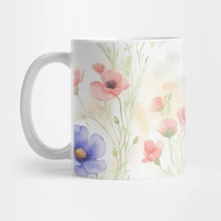 Poppy Flowers - Amazing Watercolor Floral Pattern Mug